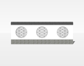 围墙su免费模型下载(1)