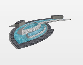 水景su免费模型下载(1)