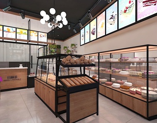 蛋糕店3d免费模型下载(1)