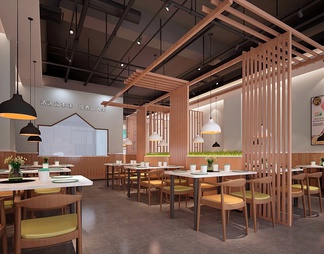 火锅店3d免费模型下载(1)