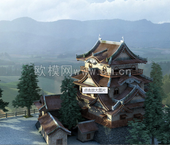 [建筑] 日风建筑max2009灯光材质(1)