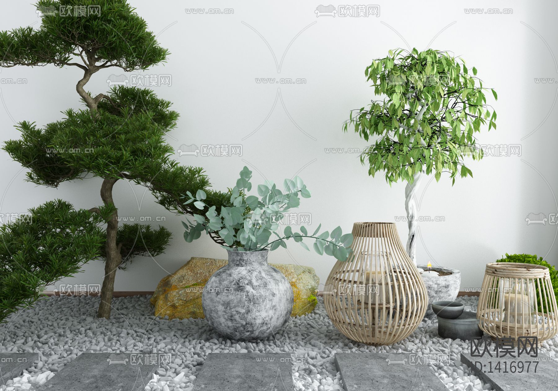 高层写字楼鸟瞰3D模型 (2)(1)