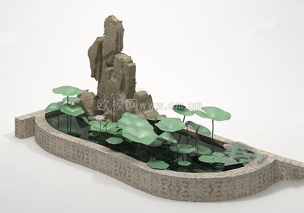 商业区鸟瞰3D模型 (10)(1)