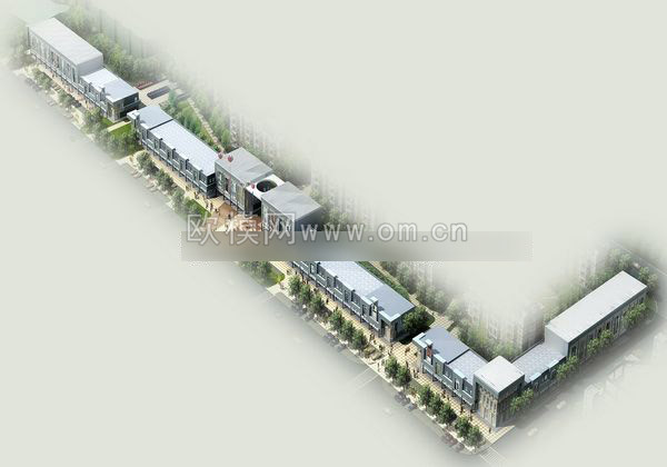 商业街3D模型(01)(1)