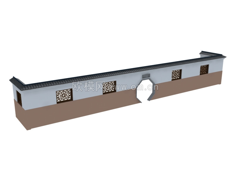 现代学校鸟瞰免费3d模型(1)