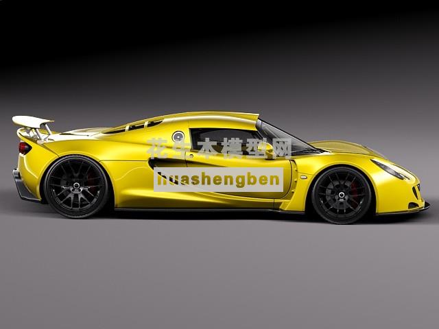 现代法拉利HennesseyVenomGT跑车汽3d模型下载(1)